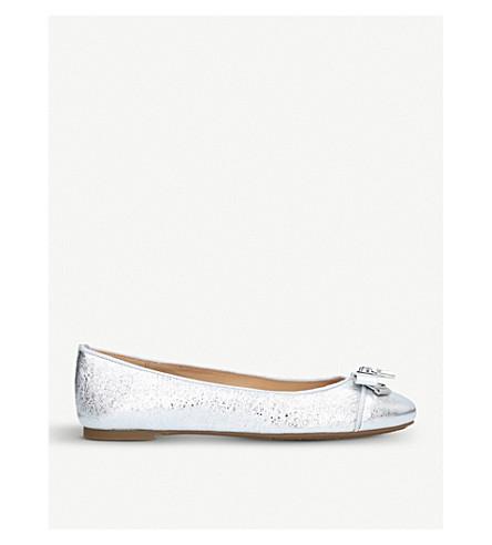 alice metallic leather ballet flat