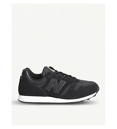Shop New Balance Wl373 Suede Trainers In Black Lace
