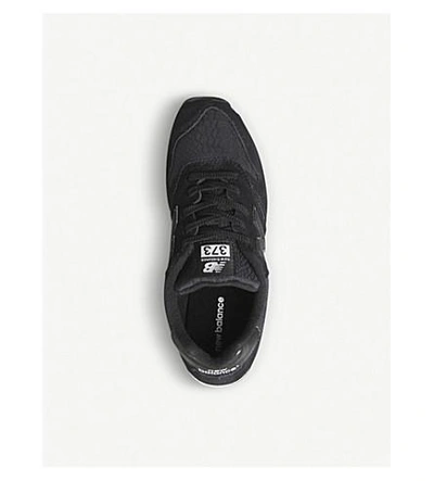 Shop New Balance Wl373 Suede Trainers In Black Lace