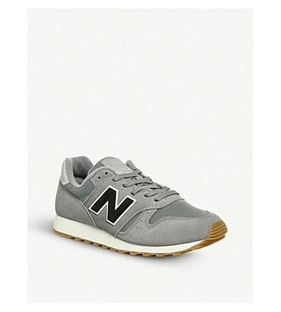 Shop New Balance Ml373 Suede And Mesh Trainers In Grey
