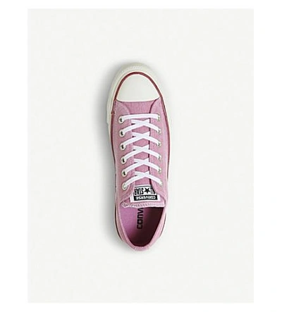 Shop Converse All Star Canvas Low-top Trainers In Light Orchid