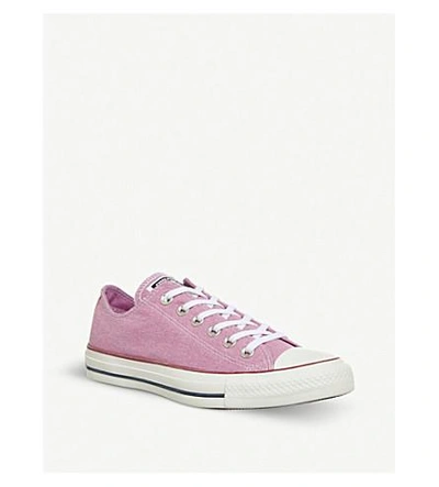 Shop Converse All Star Canvas Low-top Trainers In Light Orchid
