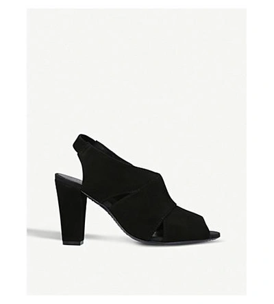 Shop Kurt Geiger Clarence Suede Courts In Black