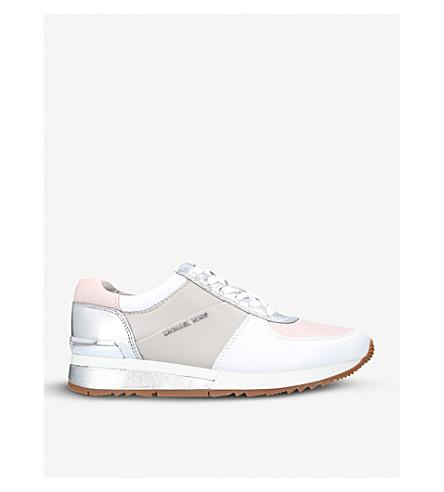 allie metallic leather sneaker