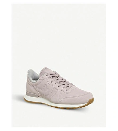 Shop Nike Internationalist Suede Trainers In Particle Rose