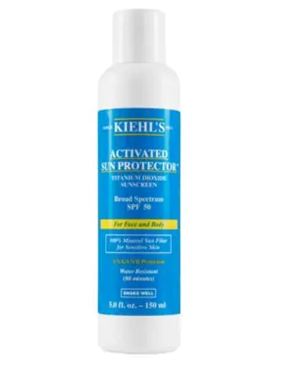 Shop Kiehl's Since 1851 Activated Sun Protector Sunscreen For Body Spf 50/5 Oz.