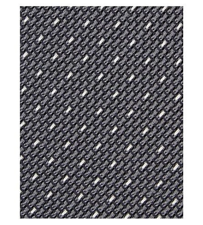 Shop Paul Smith Micro-dot Silk Tie In Grey