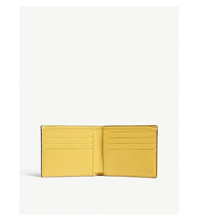 Shop Gucci Vintage Gg Supreme Billfold Wallet In Beige Yellow