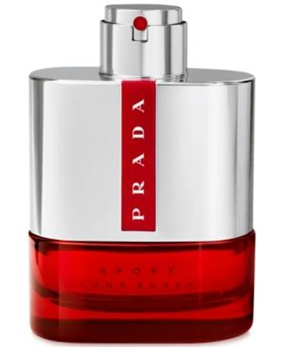 Shop Prada Men's Luna Rossa Sport Eau De Toilette Spray, 3.4 oz