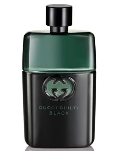 Shop Gucci Guilty Men's Black Pour Homme Eau De Toilette, 1.6 oz