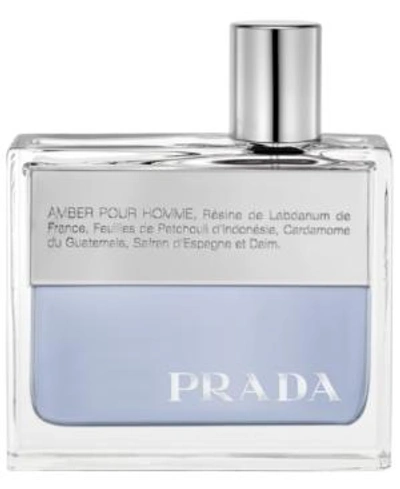 Shop Prada Men's Amber Pour Homme Eau De Toilette Spray, 1.7 oz