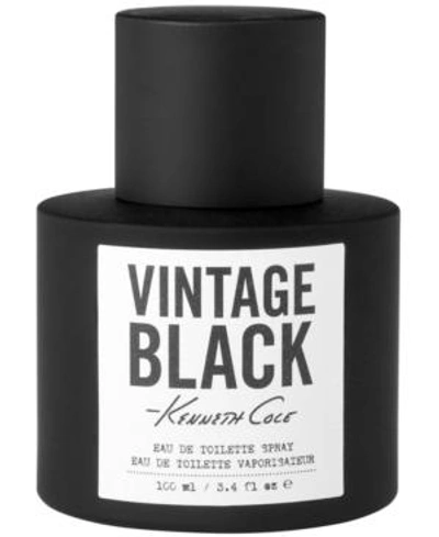 Kenneth Cole Mens Vintage Black Edt Spray 3.4 oz Fragrances 608940553930