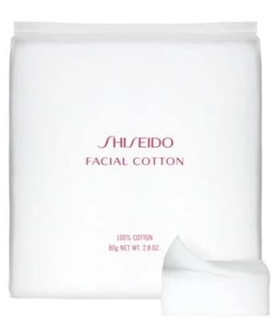 Shop Shiseido The Makeup Facial Cotton, 165 Sheets