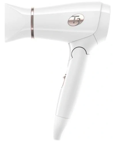 Shop T3 Featherweight Compact Folding Hair Dryer With Dual Voltage (white/rose Gold)