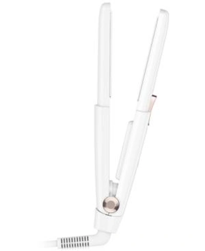 Shop T3 Singlepass Compact Travel Styling Flat Iron With Cap (white & Rose Gold)