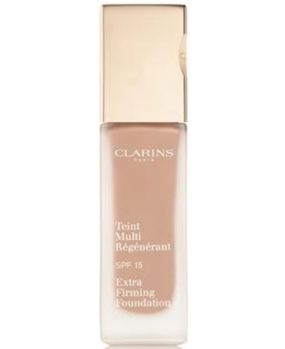 Shop Clarins Extra-firming Foundation Spf 15, 1.1 Oz. In 08 Sand