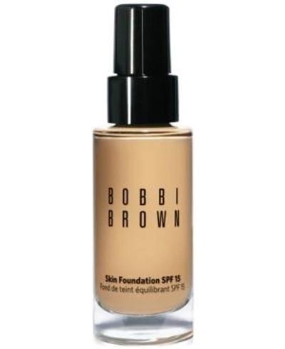 Shop Bobbi Brown Skin Foundation Spf 15, 1 oz In 1 Warm Ivory