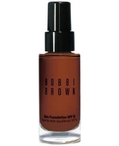 Shop Bobbi Brown Skin Foundation Spf 15, 1 oz In 9 Chestnut