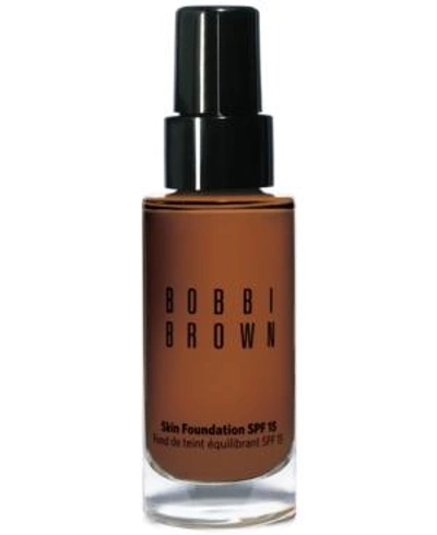 Shop Bobbi Brown Skin Foundation Spf 15, 1 oz In 8 Walnut