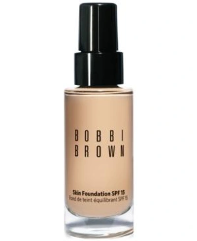 Shop Bobbi Brown Skin Foundation Spf 15, 1 oz In 0 Porcelain