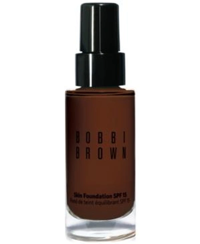 Shop Bobbi Brown Skin Foundation Spf 15, 1 oz In 10 Espresso