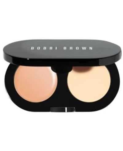 Shop Bobbi Brown Creamy Concealer Kit In Warm Beige And Pale Yellow Powder