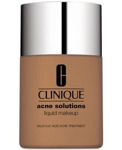 Shop Clinique Acne Solutions Liquid Makeup Foundation, 1 Oz. In Fresh Honey