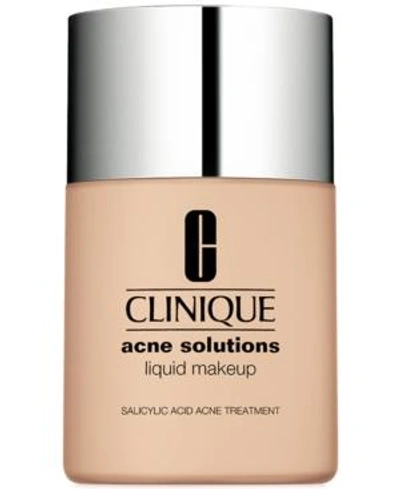 Shop Clinique Acne Solutions Liquid Makeup Foundation, 1 Oz. In Fresh Neutral