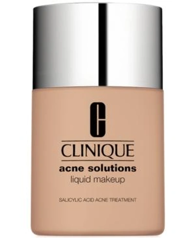 Shop Clinique Acne Solutions Liquid Makeup Foundation, 1 Oz. In Fresh Vanilla