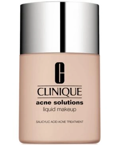 Shop Clinique Acne Solutions Liquid Makeup Foundation, 1 oz In Deep Neutral