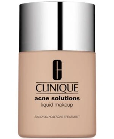 Shop Clinique Acne Solutions Liquid Makeup Foundation, 1 Oz. In Fresh Beige