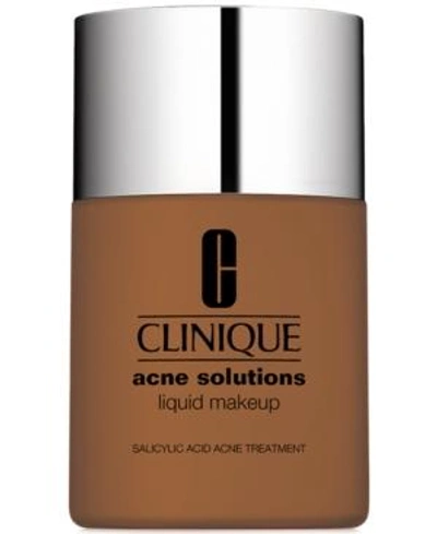 Shop Clinique Acne Solutions Liquid Makeup Foundation, 1 Oz. In Fresh Ginger