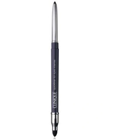 Shop Clinique Quickliner For Eyes Intense Eyeliner, 0.012 oz In Intense Midnight