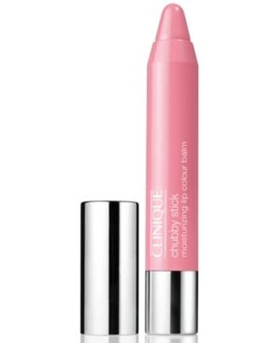 Shop Clinique Chubby Stick Moisturizing Lip Colour Balm, 0.1 oz In Mega Melon