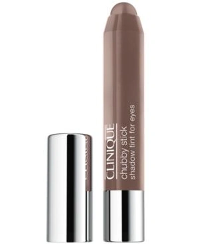 Shop Clinique Chubby Stick Eye Shadow Tint For Eyes, 0.1 Oz. In Lots O' Latte