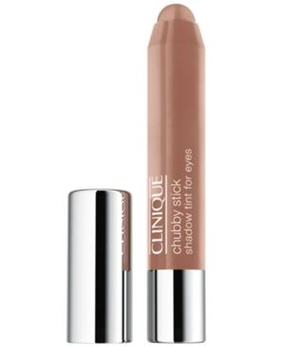 Shop Clinique Chubby Stick Eye Shadow Tint For Eyes, 0.1 Oz. In Ample Amber