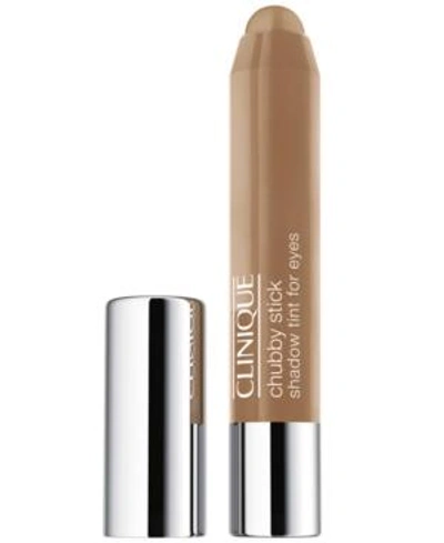 Shop Clinique Chubby Stick Eye Shadow Tint For Eyes, 0.1 Oz. In Fuller Fudge
