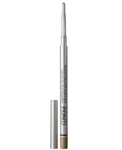 Shop Clinique Superfine Liner For Brows Pencil, 0.002-oz. In Soft Blonde