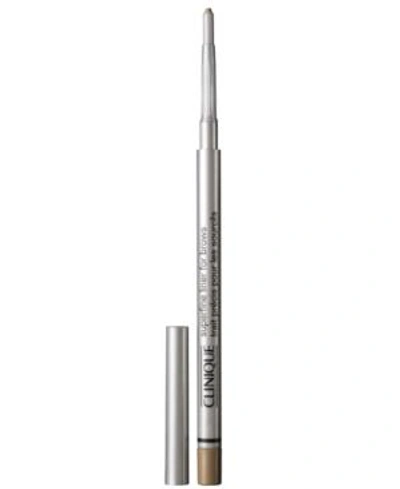 Shop Clinique Superfine Liner For Brows, .002 oz In Black Brown