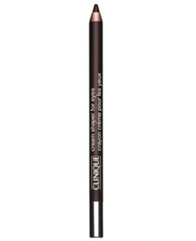 Shop Clinique Cream Shaper For Eyes Eyeliner, .04 oz In Black Diamond