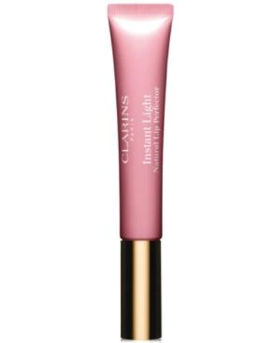 Shop Clarins Natural Lip Perfector, 0.35 Oz. In Toffee Pink Shimmer