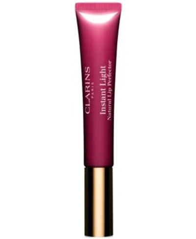 Shop Clarins Natural Lip Perfector Sheer Gloss, 0.35 Oz. In Plum Shimmer
