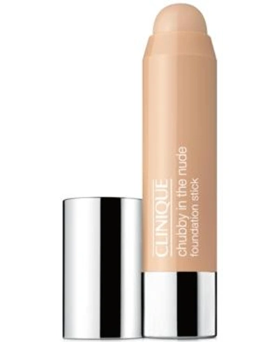 Shop Clinique Chubby In The Nude Foundation Stick, 0.21 Oz. In 02 Abundant Alabaster