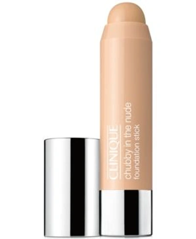 Shop Clinique Chubby In The Nude Foundation Stick, 0.21 Oz. In 07 Capricious Chamois