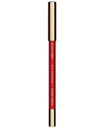 Shop Clarins Lip Liner Pencil In Red