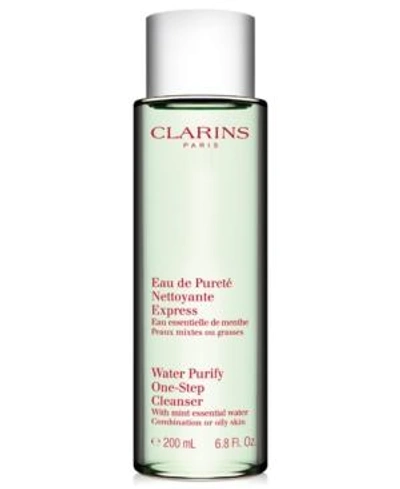 Shop Clarins Water Purify One-step Cleanser With Mint Essential Water, 6.8 Oz.