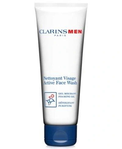 Shop Clarins Men Active Face Wash, 4.4 Oz.