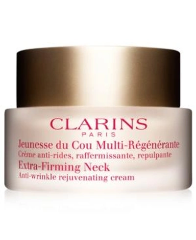 Shop Clarins Extra-firming Neck Anti-wrinkle Rejuvenating Cream, 1.6 Oz.