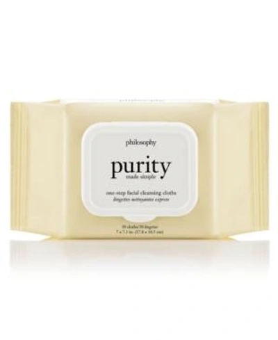 Shop Philosophy Purity Made Simple One-step Facial Cleansing Cloths, 30-pc.