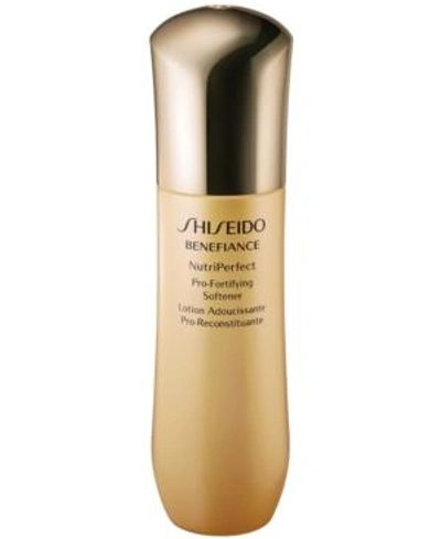 Shop Shiseido Benefiance Nutriperfect Pro-fortifying Softener, 5 Oz.